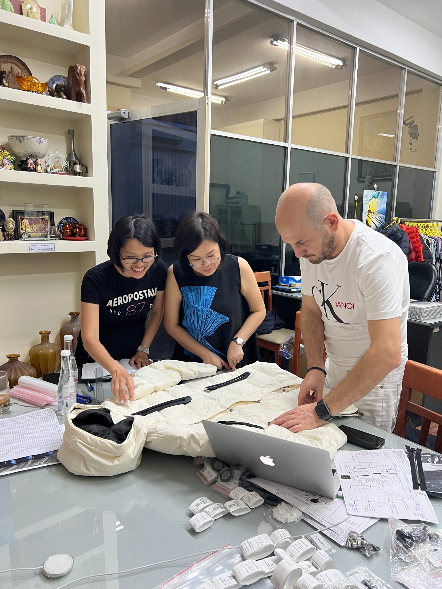 Made Tekstil outerwear development meeting