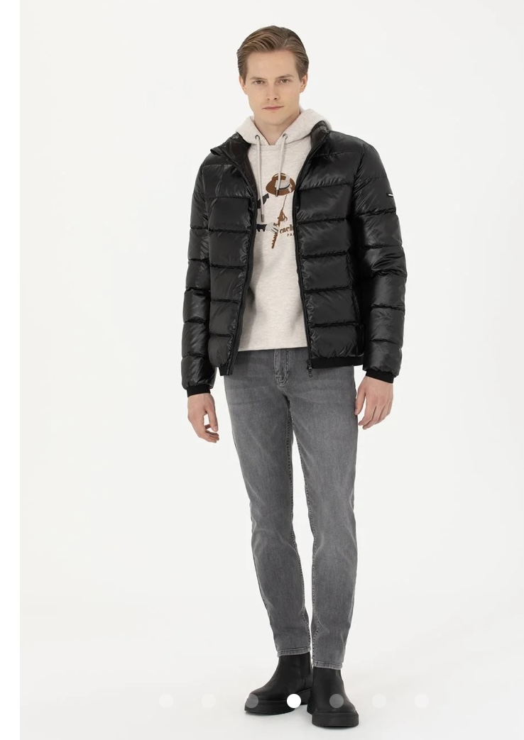 Made Tekstil black puffer jacket