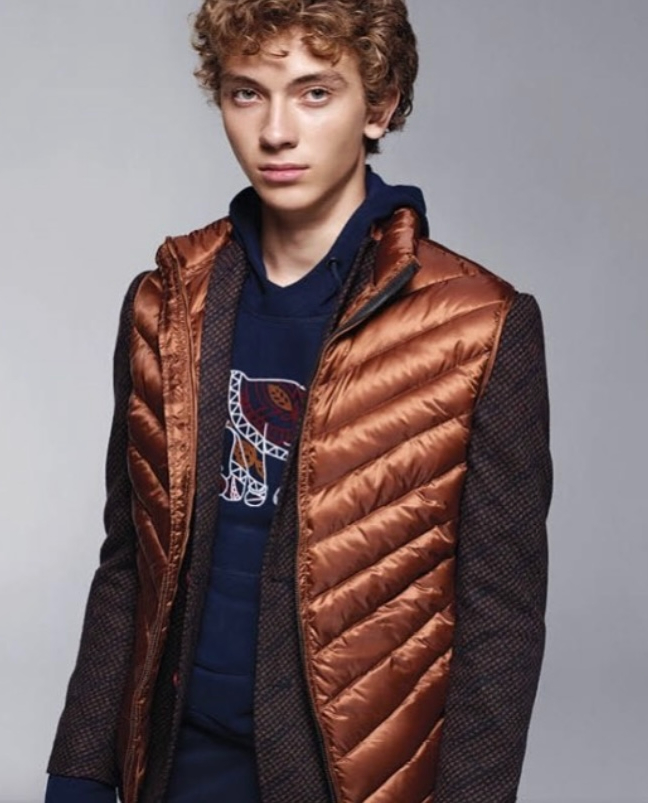 Made Tekstil copper quilted vest